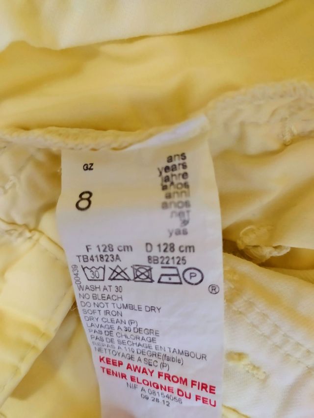 pantalones talla 8 años