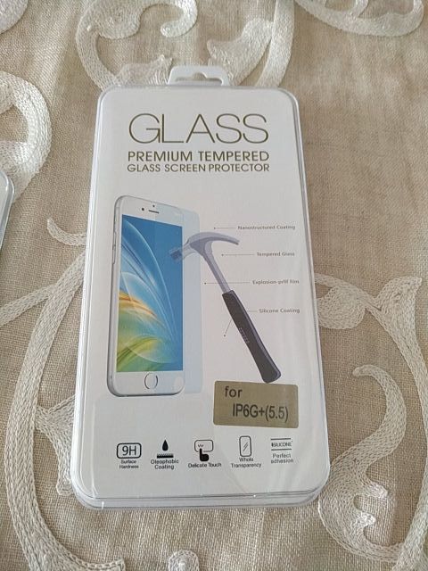 2 cristales templados iphone 6,7,8 de 5.5 pulgadas