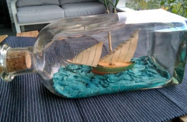Barco en botella único