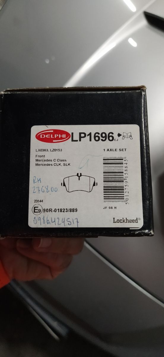 Pastillas de freno Mercedes Benz