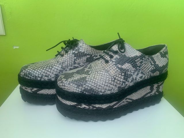 Zapatos piel SÚPER PLATAFORMA "Mamalola"