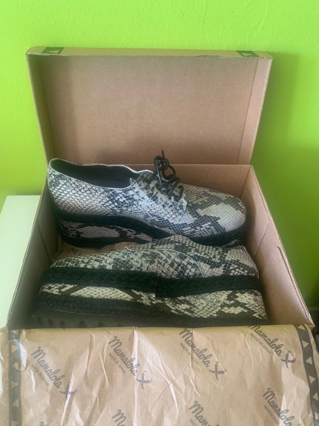 Zapatos piel SÚPER PLATAFORMA "Mamalola"