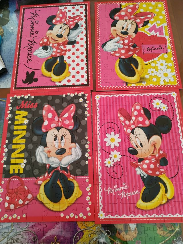 puzle Minnie mouse 4 en 1