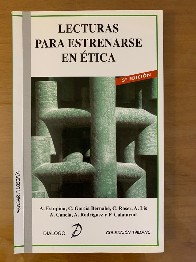 LECTURAS PARA ESTRENARSE EN ÉTICA