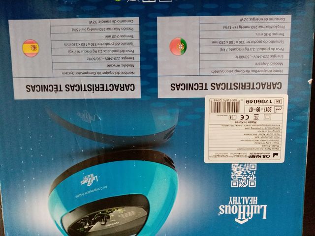 Aparato de presoterapia