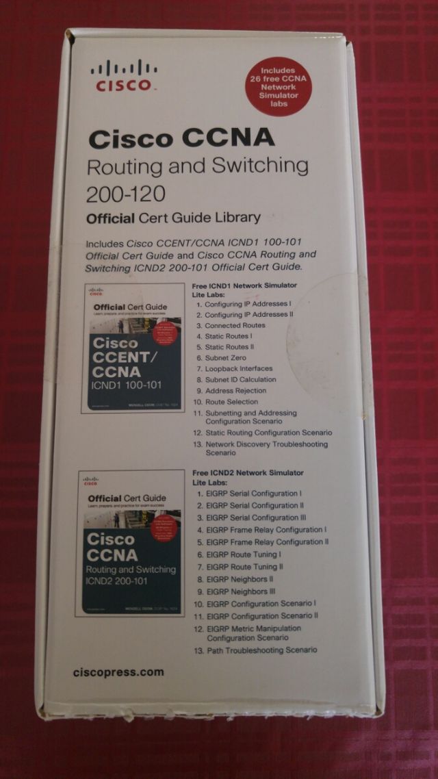 CCNA Switching and Routing.