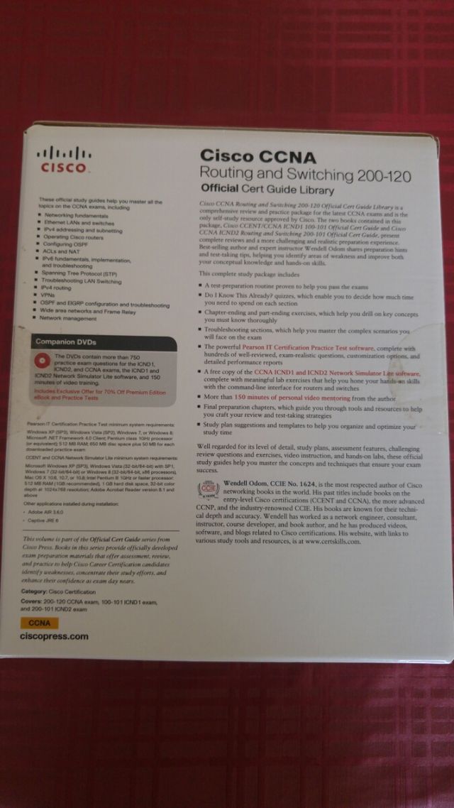 CCNA Switching and Routing.