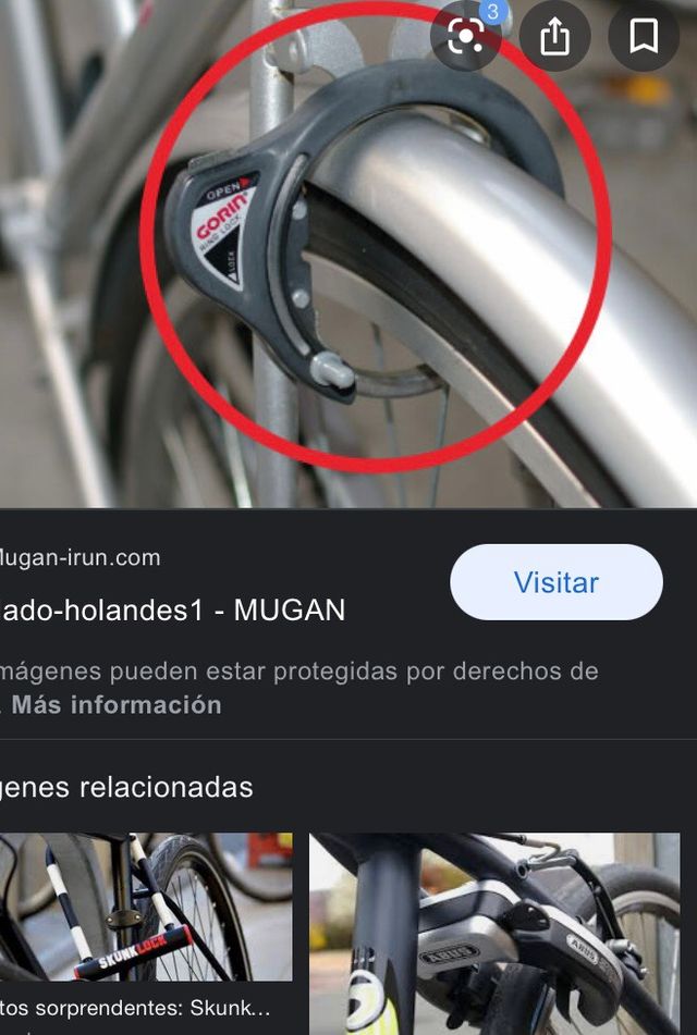 Candado para bicicleta Holandes