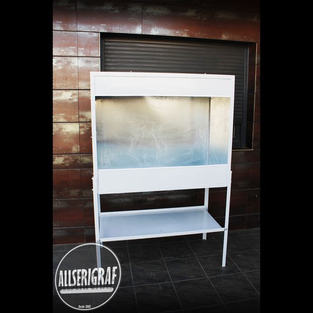 Cabina, Lavadero de pantallas serigrafía