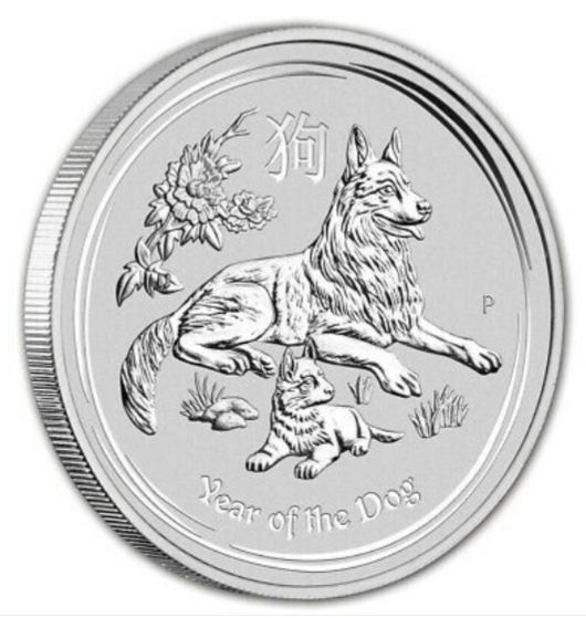 MONEDA YEAR OF THE DOG. LUNARII -2018