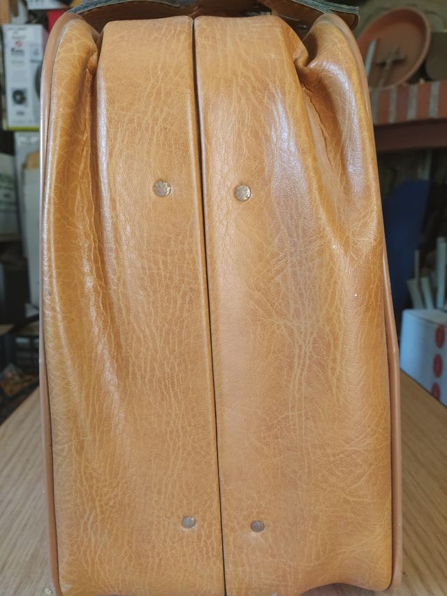2 maletas de piel "vintage"