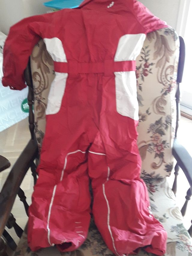 mono esquiar rojo talla 6 años