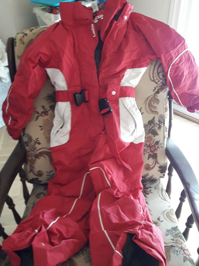 mono esquiar rojo talla 6 años