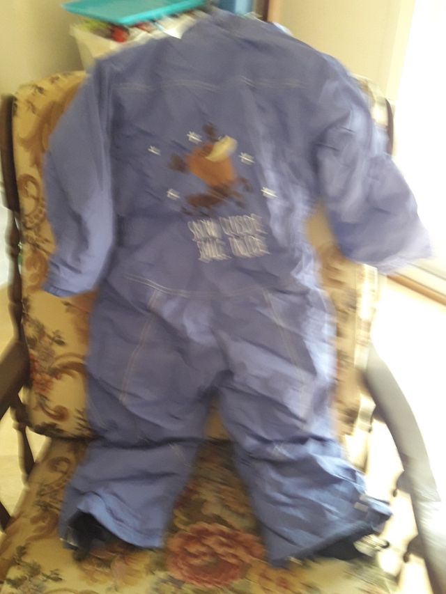 mono esquiar azul 4 años