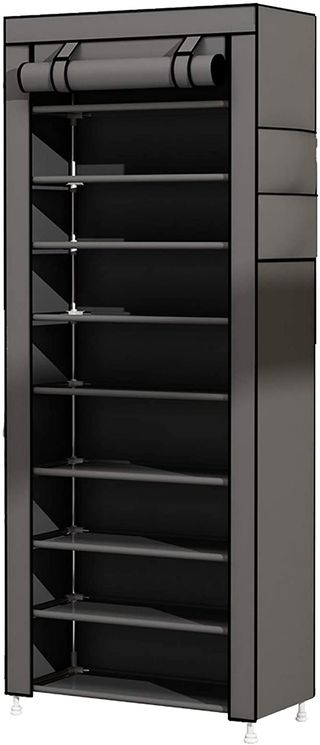 Zapato del gabinete Zapatero de Tela 10 Niveles de segunda mano por 40