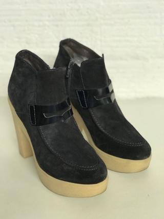 BOTIN PIEL ANTE NEGRA DORALATINA T. 38