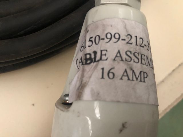 Alargó cable eléctrico calidad militar 16A