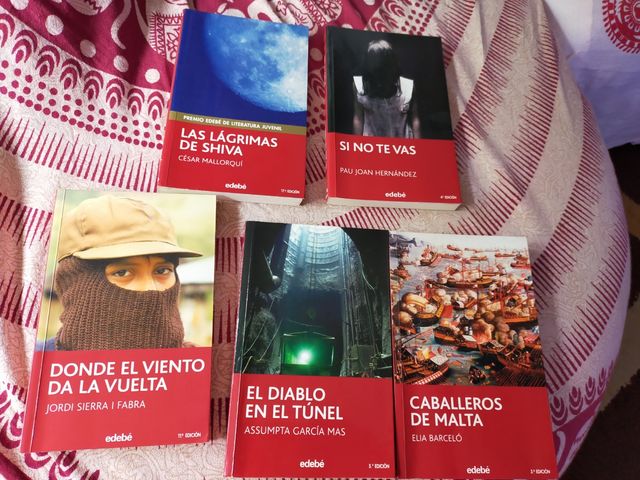 libros de lectura 5 euros cada uno