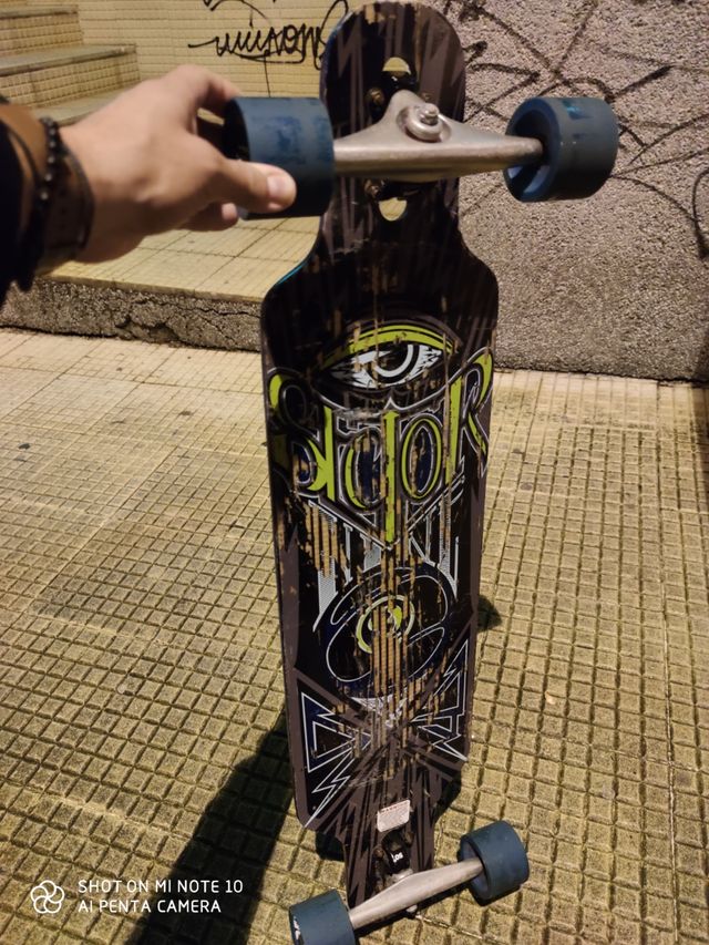 longboard, skate, monopatín (sector nine)