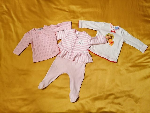 Lote de chandal y camisetas de 3 a 6 meses