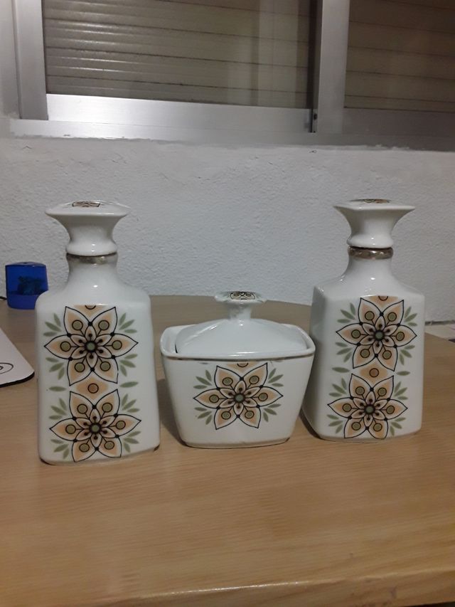 Juego vintag para tocador o baño, 15 centímetros de segunda mano por 5