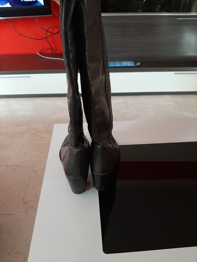 botas camperas con tacon