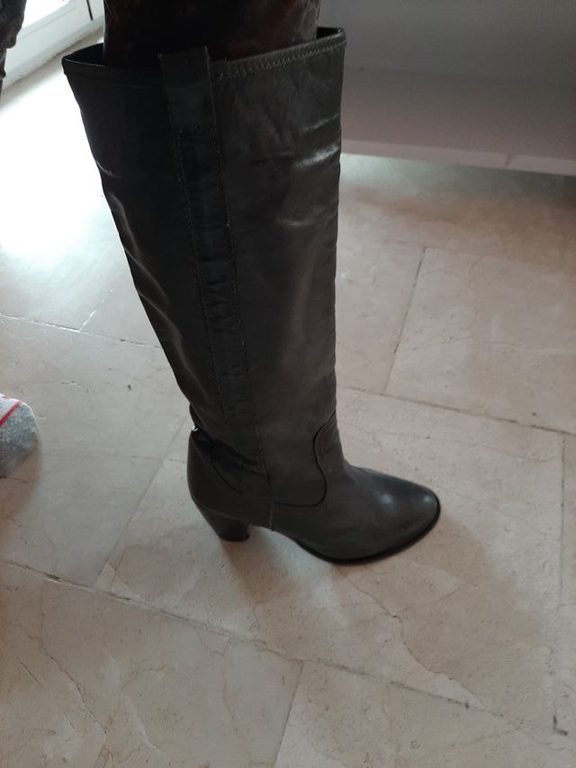 botas camperas con tacon