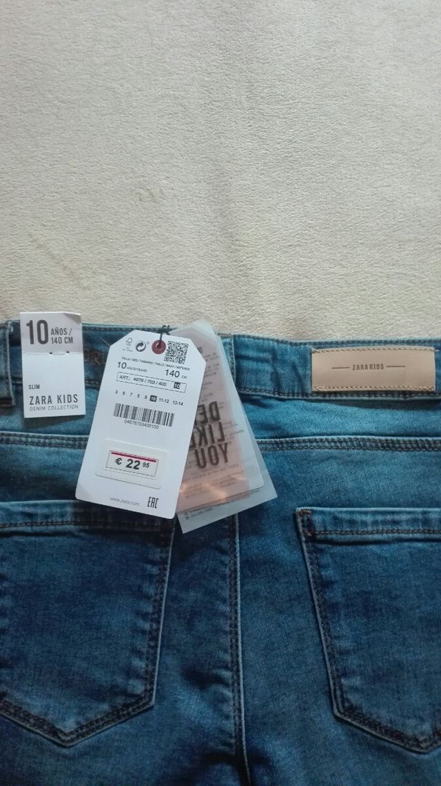 Vaqueros de Zara, talla 10 NUEVOS