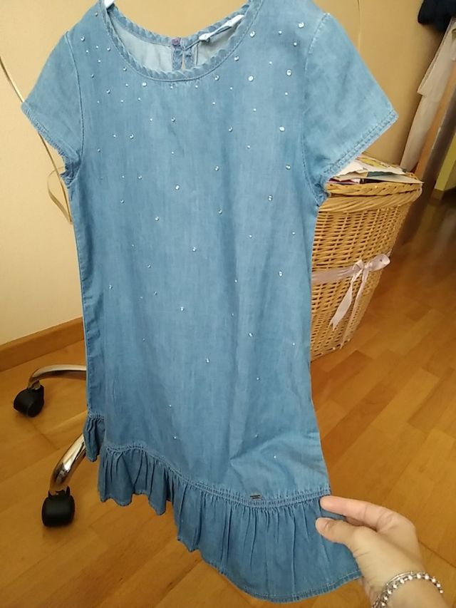 vestido vaquero de Mayoral T-8