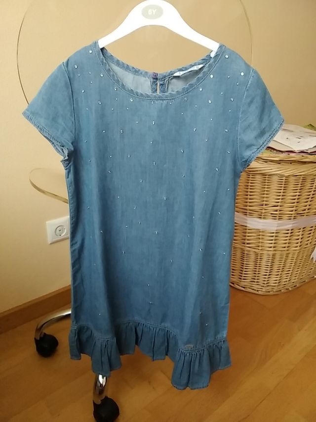 vestido vaquero de Mayoral T-8