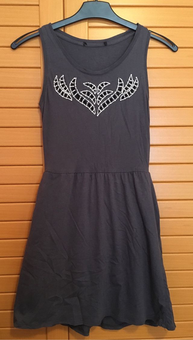 Vestido gris talla S