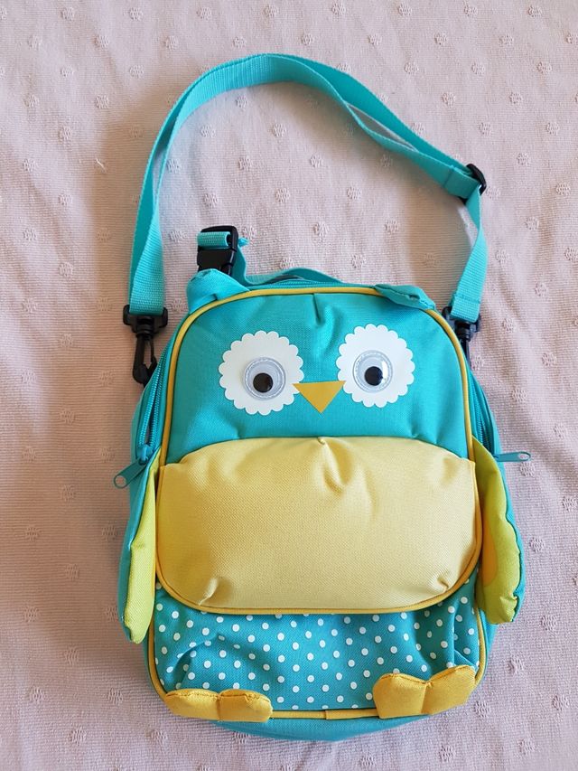 Mochila búho acolchada
