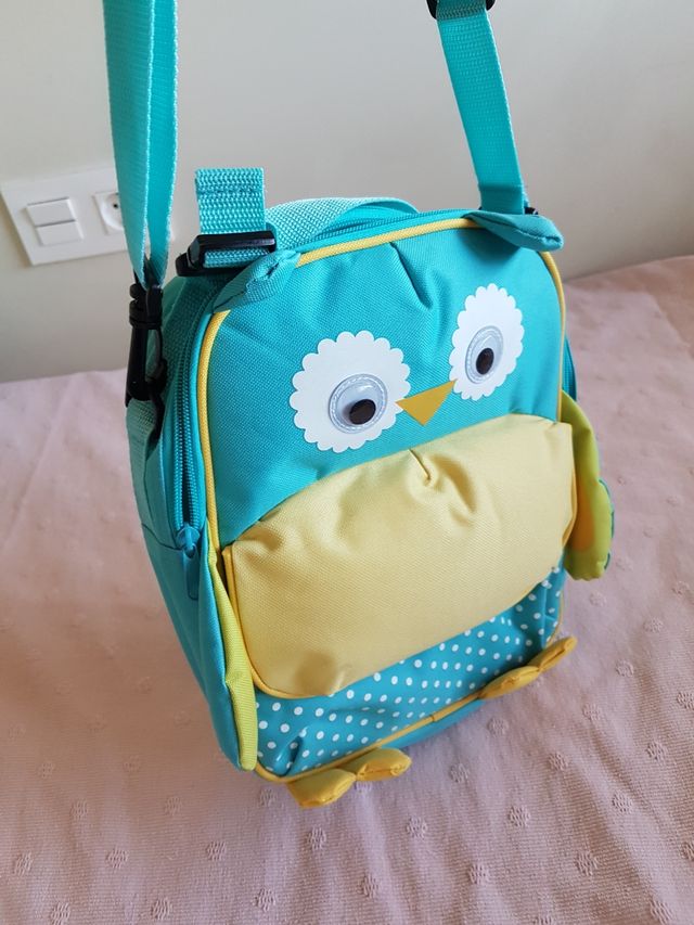 Mochila búho acolchada