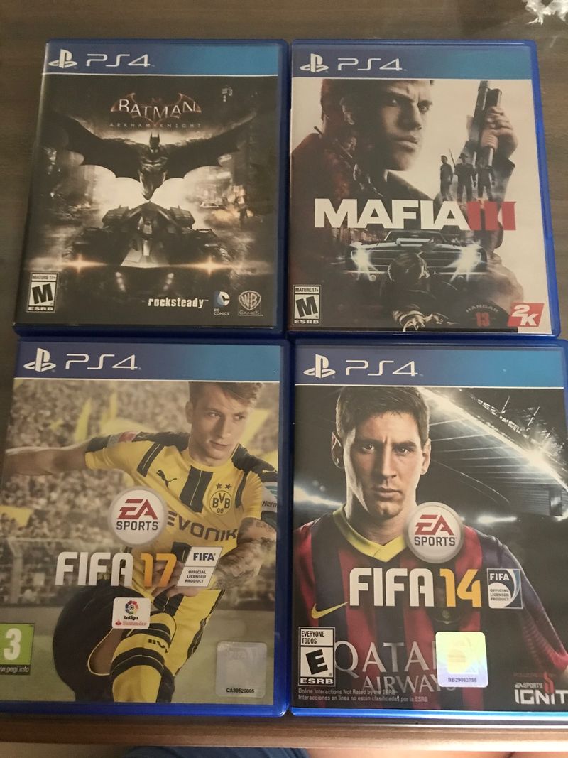 Imagen de Lote Juegos ps4 Batman, Mafia, fifa