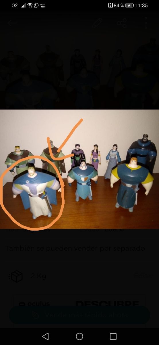 Conjunto de muñecos de la película 'El Cid'