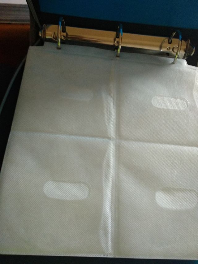 archivador de anillas CDs y dvds