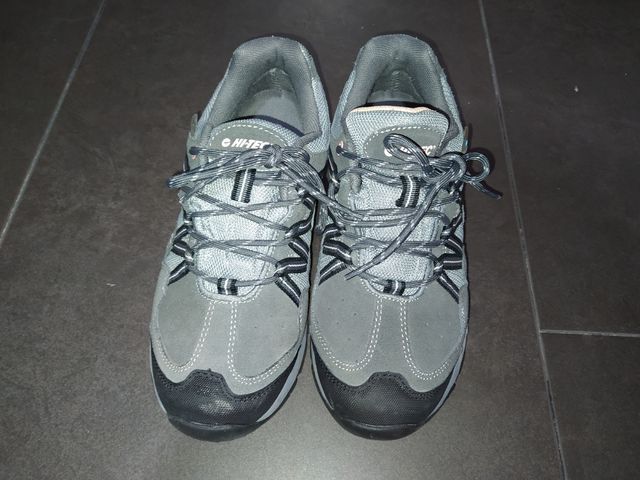 zapatillas treking hitec mujer 41 grises
