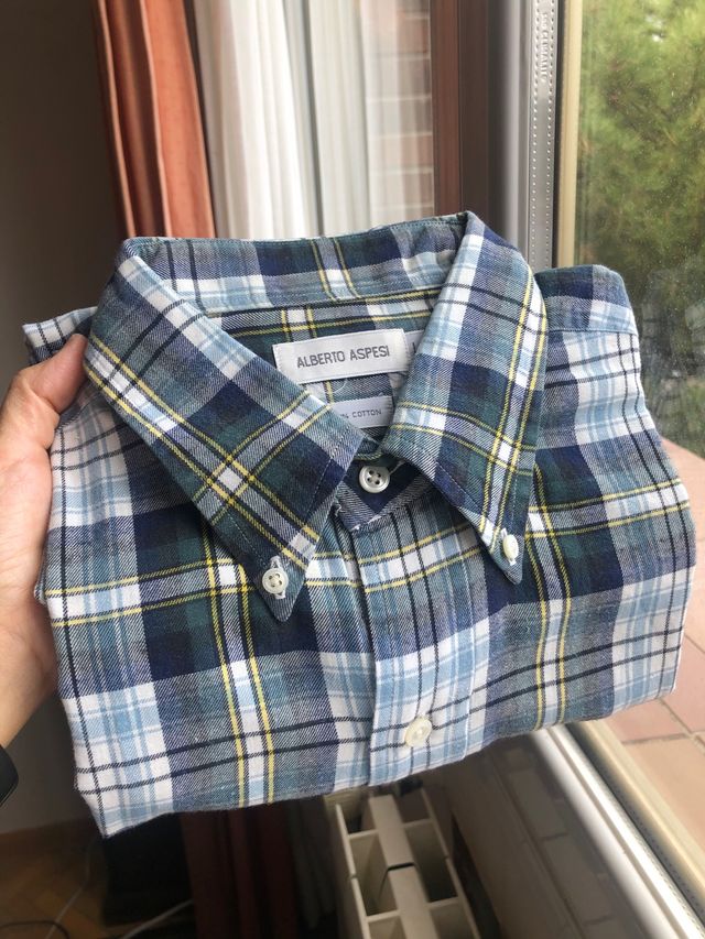 Camisa italiana Alberto Aspesi 
