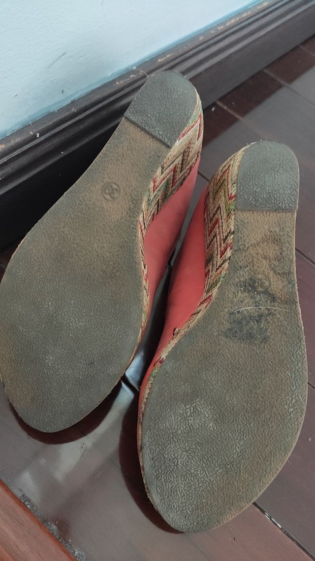 zapatos esparto coral