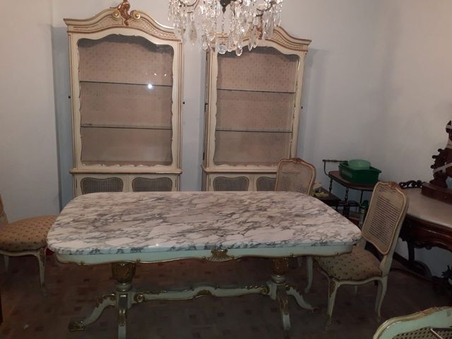 Mesa comedor mármol de segunda mano por 250 € en Madrid en WALLAPOP