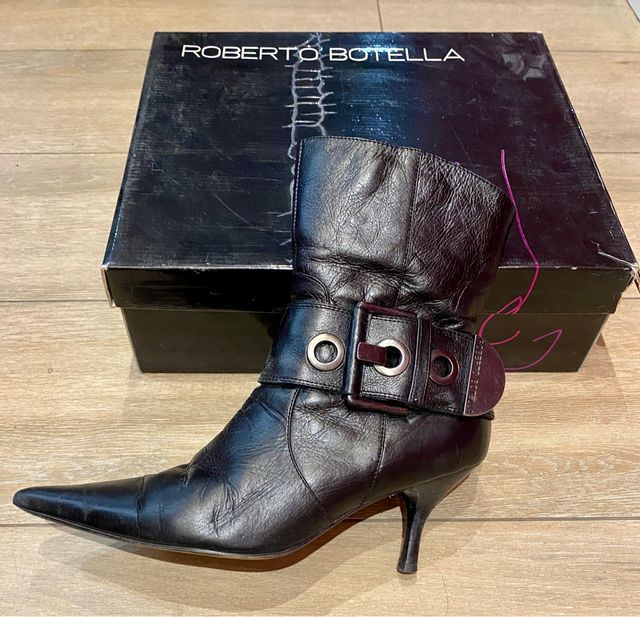 Botín de piel ROBERTO BOTELLA