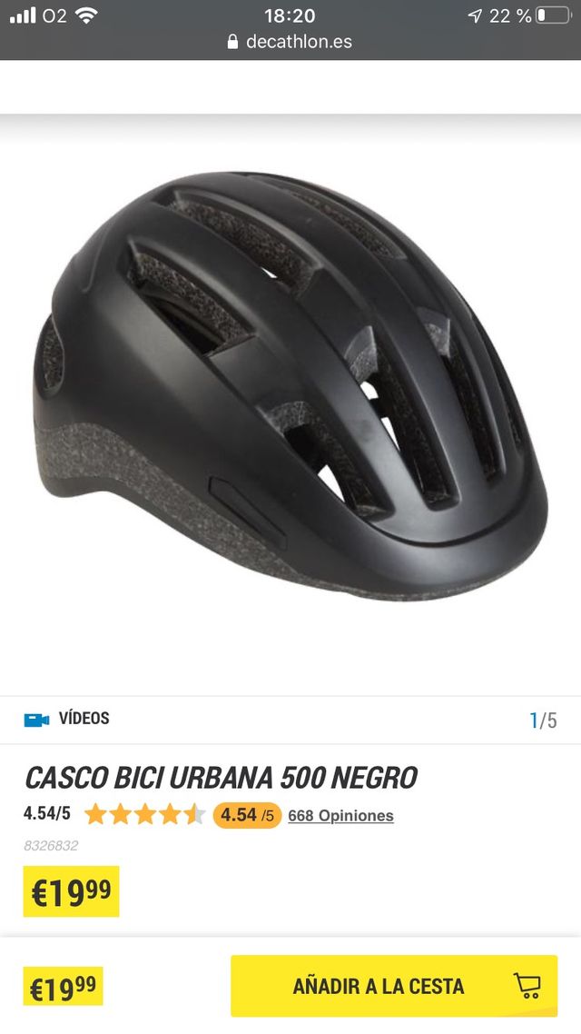Casco Urbano bicicleta