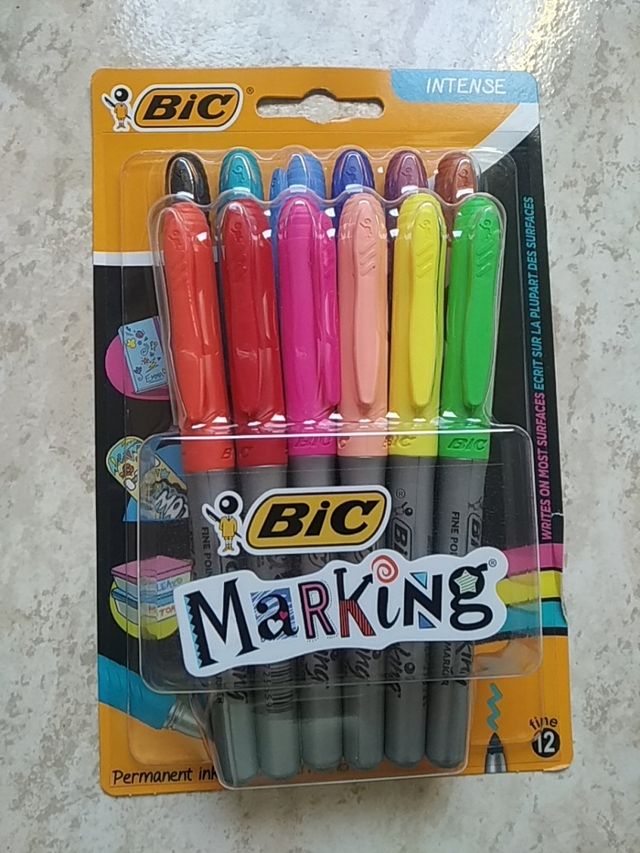 Marcador rotulador permanente BIC. Nuevo a estrena