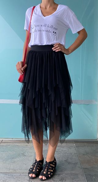 Falda de tul Zara de segunda mano en A Coruña en WALLAPOP