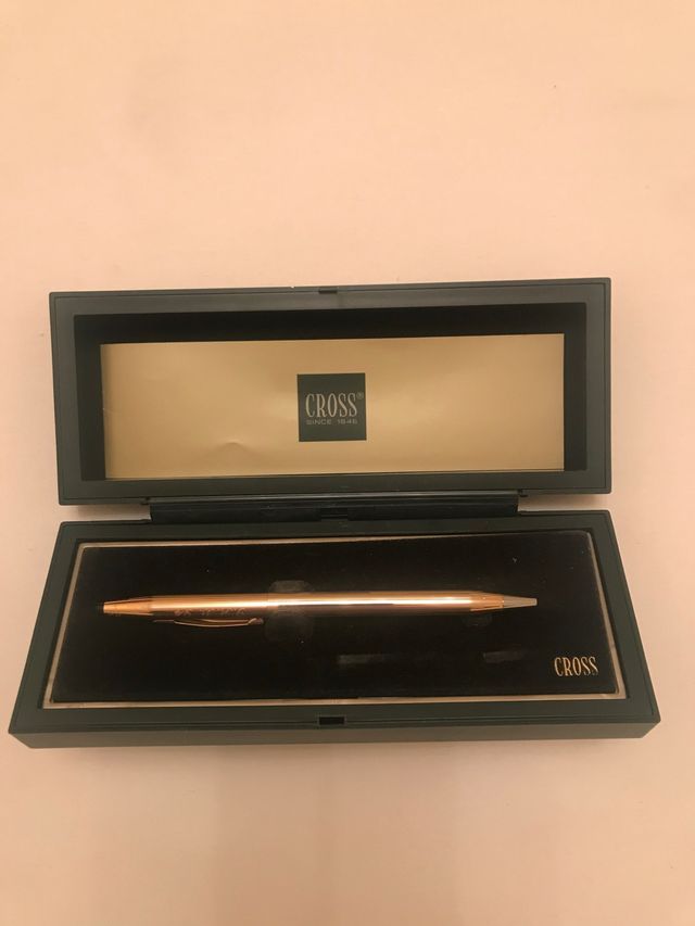 Cross bolígrafo I/20 14  kilates oro
