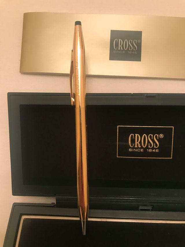 Cross bolígrafo I/20 14  kilates oro