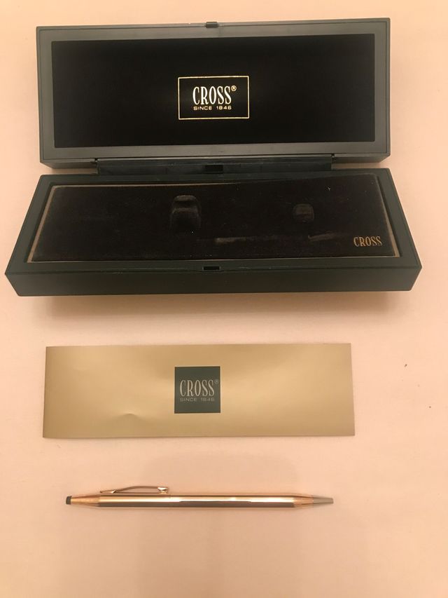Cross bolígrafo I/20 14  kilates oro