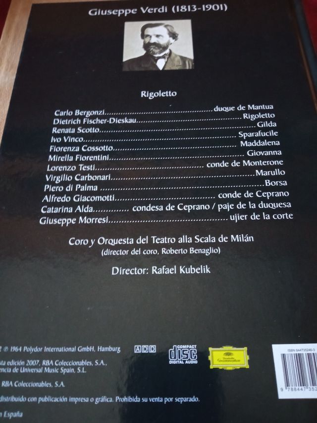 Opera Rigoletto de Giuseppe Verdi