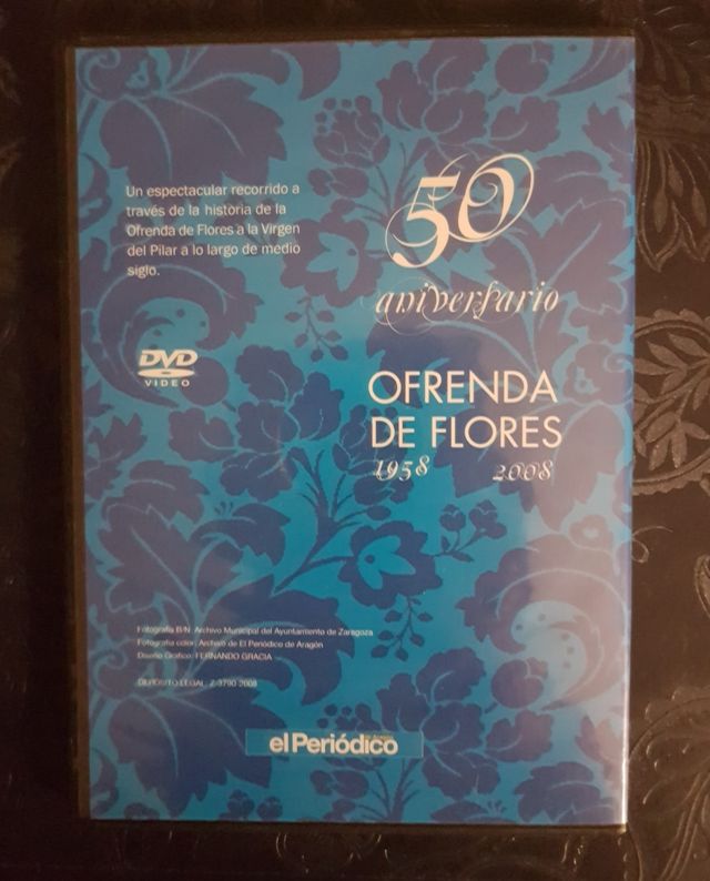 Zaragoza, 50 aniversario, ofrenda de flores