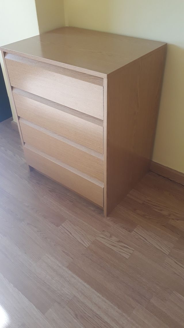 2 cajoneras roble de segunda mano por 40 € en Madrid en WALLAPOP